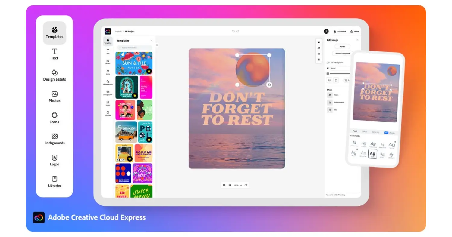 Adobe Express – Professional-Quality AI Designs